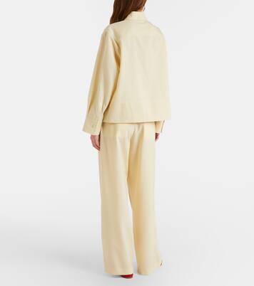 Pantalon ample en laine | Jil Sander