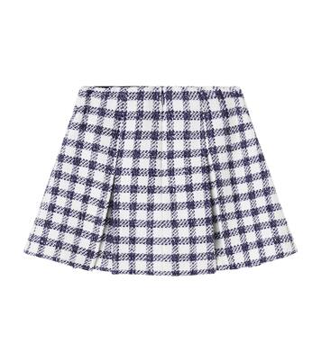 Checked bouclé skirt | Self-Portrait Kids