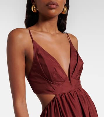 Wanderlust cutout silk maxi dress | Zimmermann