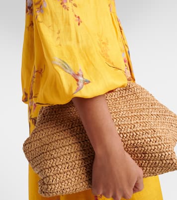 Abito midi in lino con stampa floreale | Zimmermann