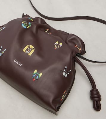 x Louis Wain Flamenco Medium clutch | Loewe