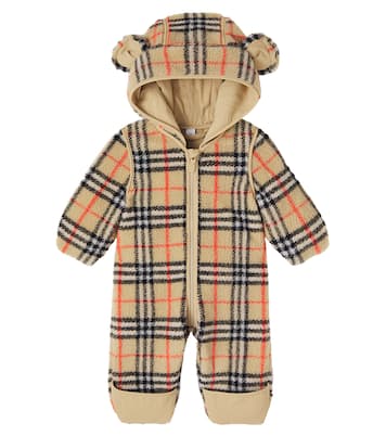 Bébé – Grenouillère Burberry Check à capuche | Burberry Kids