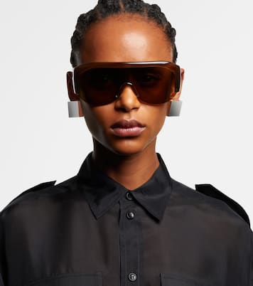 Half Bombé盾形太阳镜 | Phoebe Philo