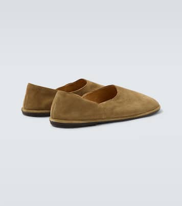 Chaussures slip-on Canal en daim | The Row