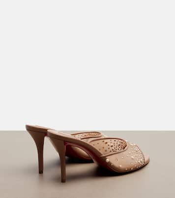 Miss Z Degrastrass Perla 100 mesh mules | Christian Louboutin