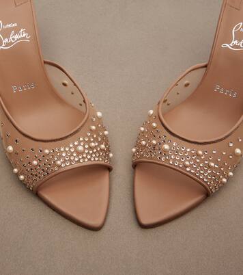 Miss Z Degrastrass Perla 100 mesh mules | Christian Louboutin