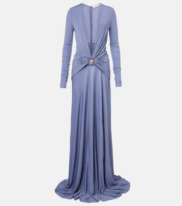 Bezel Quartz embellished maxi dress | Christopher Esber