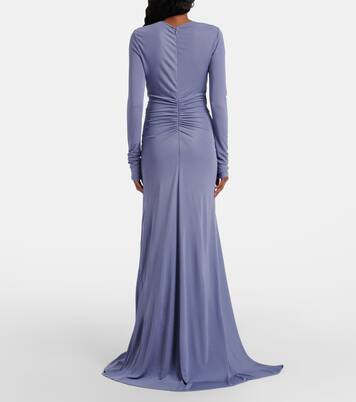 Bezel Quartz embellished maxi dress | Christopher Esber