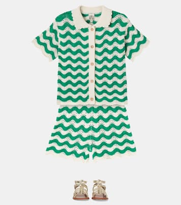 Ninon cotton top and Nine shorts set | Bonton