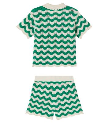 Ninon cotton top and Nine shorts set | Bonton