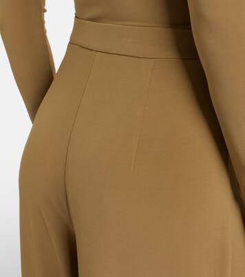 Weite High-Rise-Hose Bermuda | Max Mara