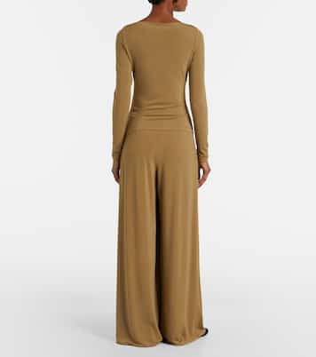 Weite High-Rise-Hose Bermuda | Max Mara