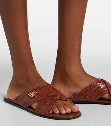 Sandalen aus Leder | Prada