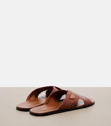 Sandalen aus Leder | Prada