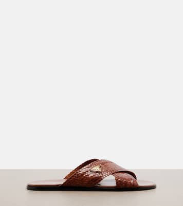 Sandalen aus Leder | Prada