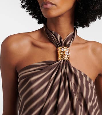 Top rayé en coton mélangé | Jacques Wei