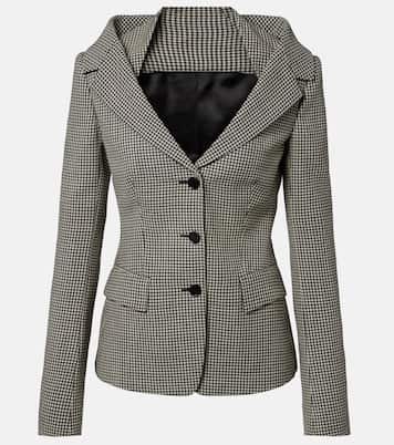 Gingham layered blazer | McQueen