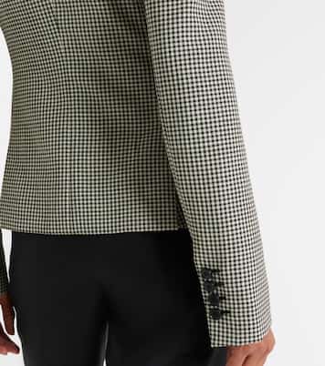 Gingham layered blazer | McQueen