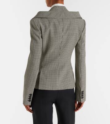 Gingham layered blazer | McQueen