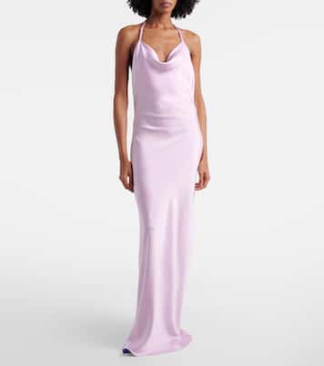 Envers satin slip dress | Stella McCartney