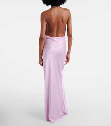 Envers satin slip dress | Stella McCartney