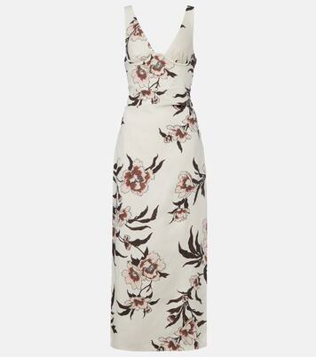 Floral linen maxi dress | SIR