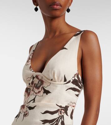 Floral linen maxi dress | SIR