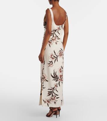 Floral linen maxi dress | SIR