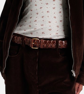 Gürtel aus Leder | Miu Miu