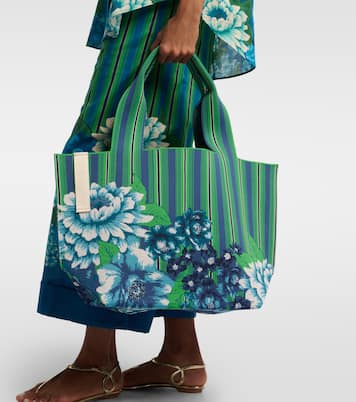 Margo Large jacquard tote bag | Alémais