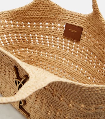 Tote Bag Icare Medium aus Raffiabast | Saint Laurent