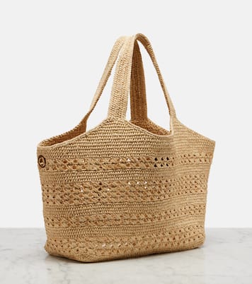 Tote Bag Icare Medium aus Raffiabast | Saint Laurent