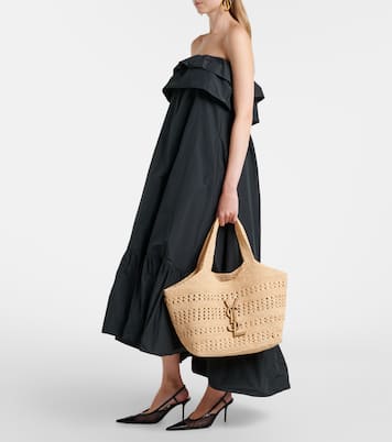 Tote Bag Icare Medium aus Raffiabast | Saint Laurent