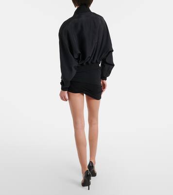 Draped crêpe jersey shorts | Gucci