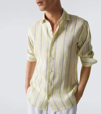 Striped linen shirt | Fedeli