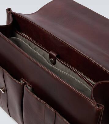 Leather briefcase | Brunello Cucinelli