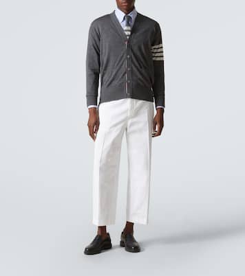 Cardigan 4-Bar aus Wolle | Thom Browne