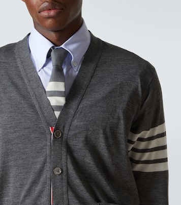 Cardigan 4-Bar aus Wolle | Thom Browne