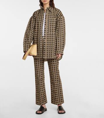 Jean flare Zoey imprimé | Nanushka