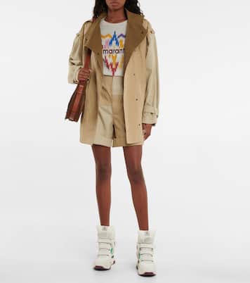 Kalerna 코튼 리넨 컬러 블로킹 쇼츠 | Marant Etoile