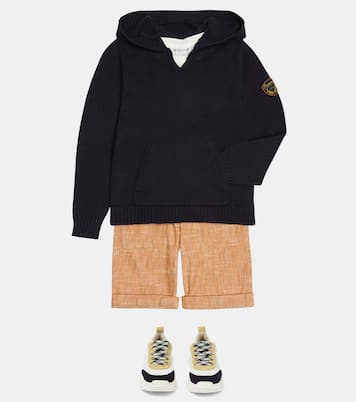 Armand knit cotton hoodie | Bonpoint