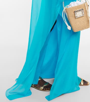 Kaftan aus Seidenchiffon | Safiyaa