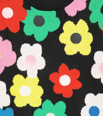 Embellished cotton and wool sweater | Stella McCartney Kids