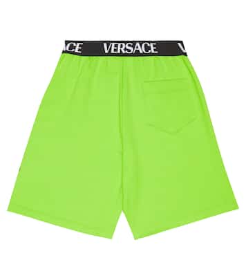 Shorts aus Baumwoll-Jersey | Versace Kids