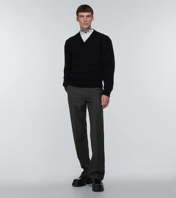 Pantalon en laine vierge | Prada