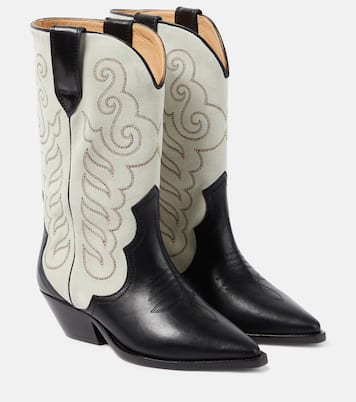 Westernstiefel Duerto aus Veloursleder und Leder | Isabel Marant