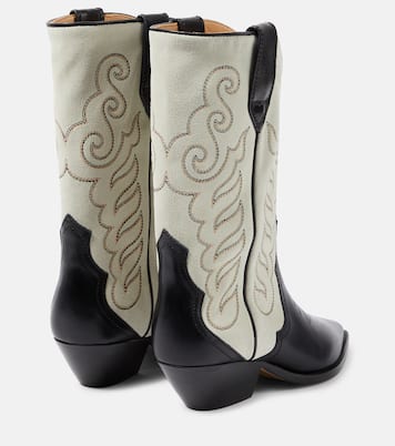 Westernstiefel Duerto aus Veloursleder und Leder | Isabel Marant