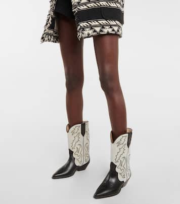 Westernstiefel Duerto aus Veloursleder und Leder | Isabel Marant