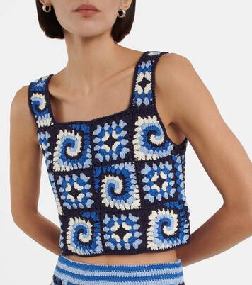 Top Psychedelic aus Baumwolle | Staud