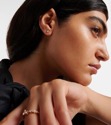 River Trois 18kt gold single earrings with diamonds | Sophie Bille Brahe